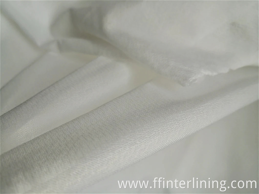 100% Polyester Circular Knitted Interlining/Tube Knitting Interliningwoven Interlining for Suits